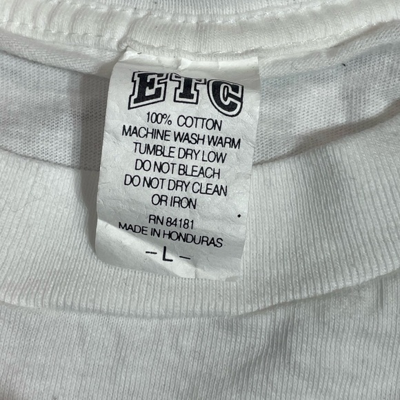 Vintage 1989 USA White Short Sleeve Tee Single Stitch Patriotic Graphic America - Picture 3 of 7